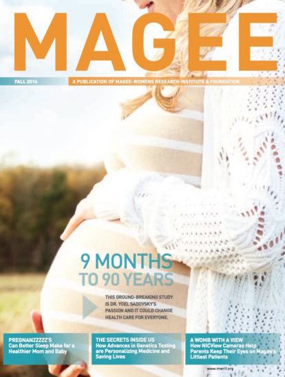 Cover of Magee Magazine Fall 2014